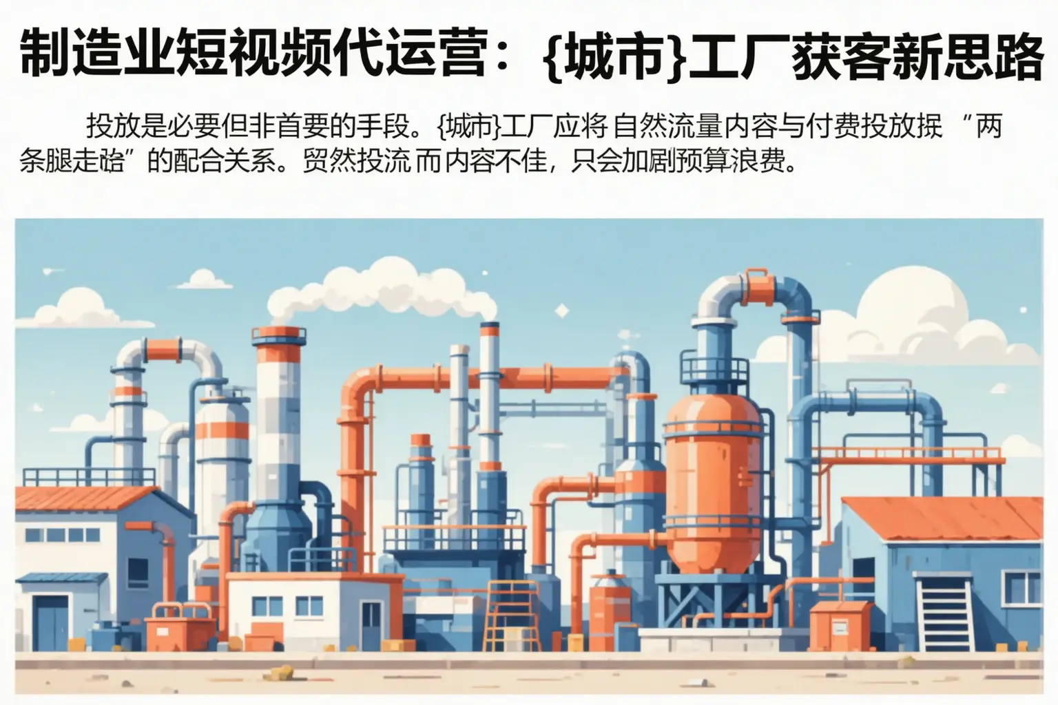 制造业短视频代运营：略阳工厂获客新思路